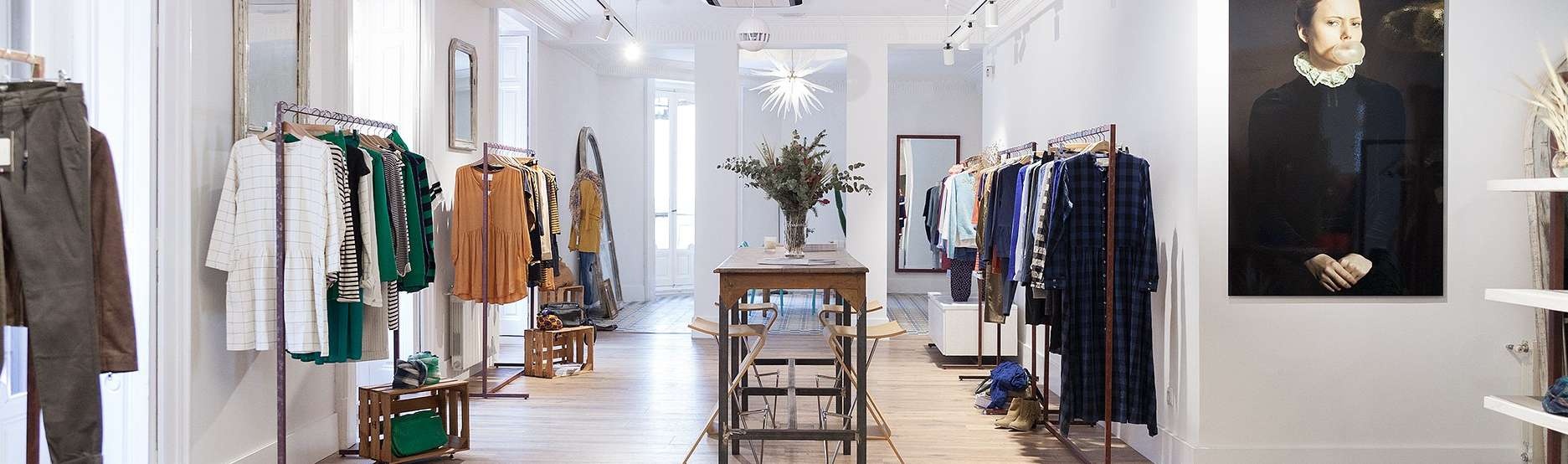 Interior del showroom
